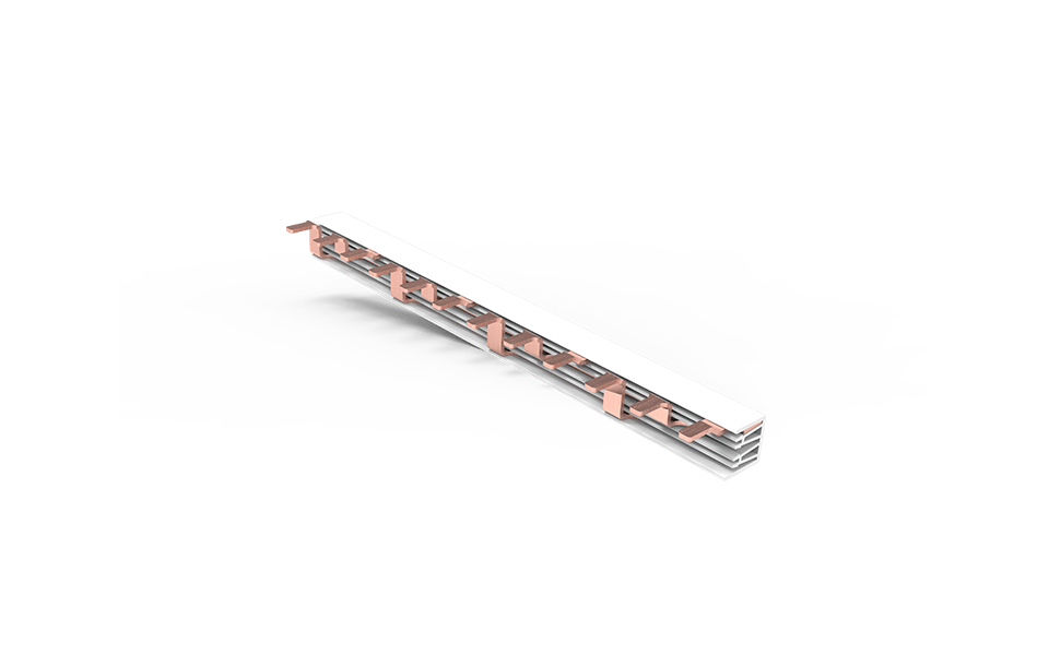 Barramento Pente Fase Monofásico 12p 80a SOPRANO